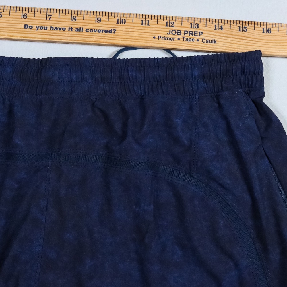 Lululemon Pace Breaker Lined Shorts Mens XL Navy Black Diamond Dye 9" M7ADJS - Picture 11 of 12